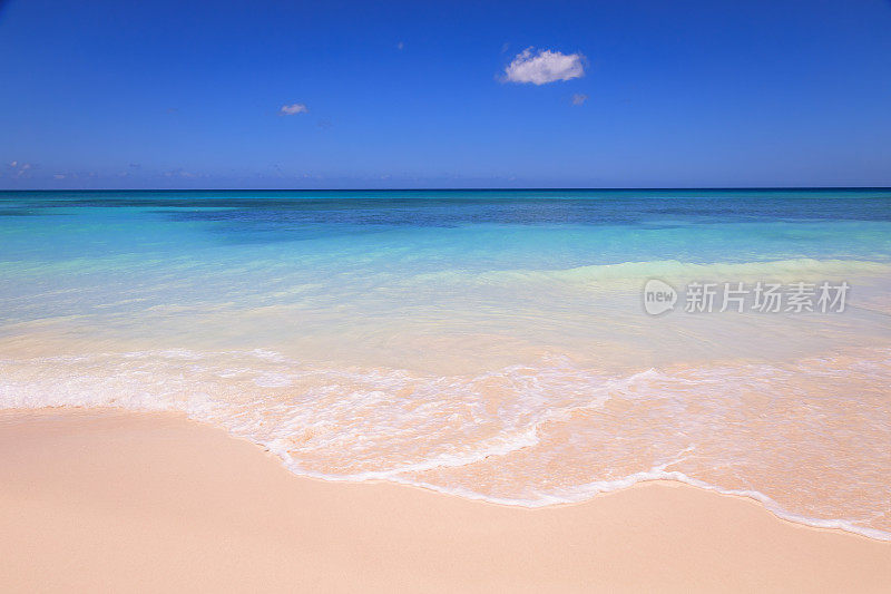 夏日天堂:热带海滩- Saona岛- Punta Cana，加勒比海
